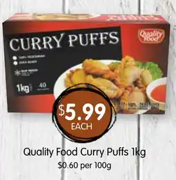 Spudshed Quality Food Curry Puffs offer