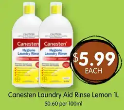 Spudshed Canesten Laundry Aid Rinse Lemon offer