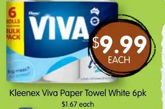 Spudshed Kleenex Viva Paper Towel White offer