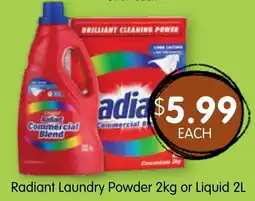 Spudshed Radiant Laundry Powder offer