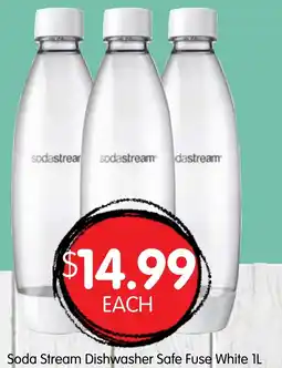 Spudshed Soda stream dishwasher safe fuse white offer