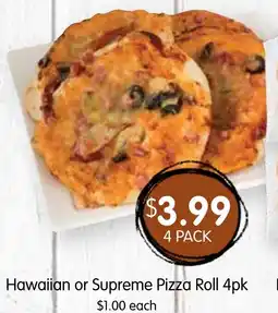 Spudshed Hawaiian or Supreme Pizza Roll offer