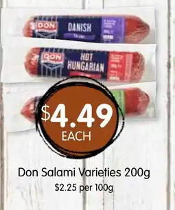 Spudshed Don Salami Varieties offer