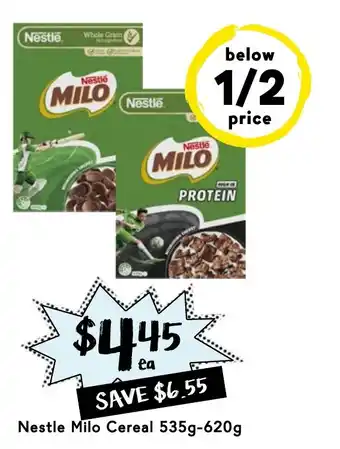 Drakes Nestle Milo Cereal offer