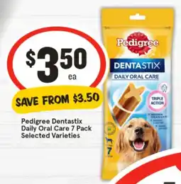 IGA Pedigree Dentastix Daily Oral Care offer