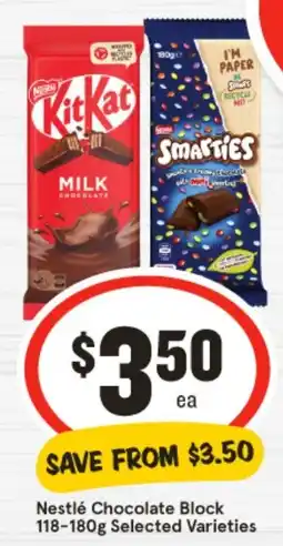 IGA Nestlé Chocolate Block 1 offer