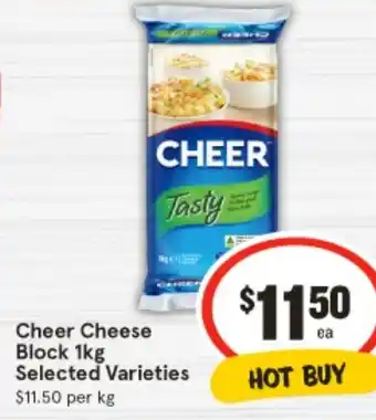 IGA Cheer Cheese Block offer