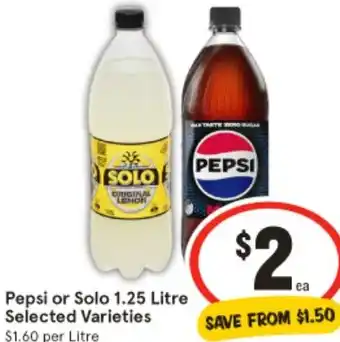 IGA Pepsi or Solo offer