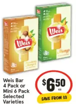 IGA Weis Bar offer