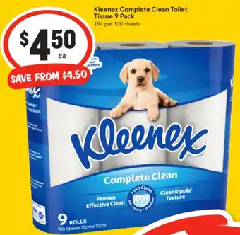 IGA Kleenex Complete Clean Toilet offer