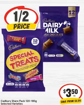 IGA Cadbury Share Pack offer