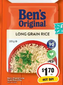 IGA Ben's Original Long Grain Rice offer