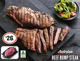 IGA Beef rump steak offer