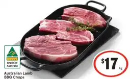 IGA Australian Lamb BBQ Chops offer