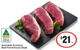 IGA Australian Economy Beef Porterhouse Steak offer