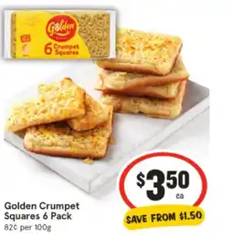 IGA Golden Crumpet Squares offer