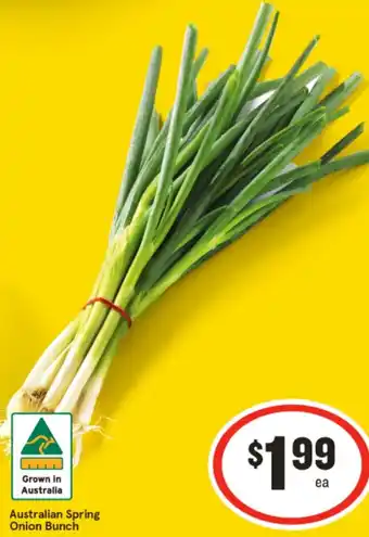 IGA Australian Spring Onion Bunch offer