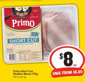 IGA Primo Short Cut Rindless Bacon offer