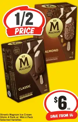 IGA Streets Magnum Ice Cream offer