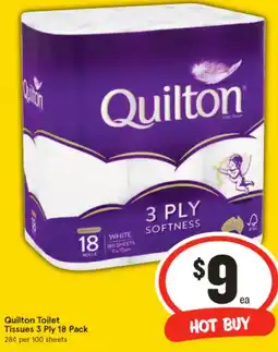 IGA Quilton Toilet Tissues offer