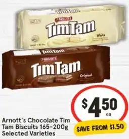 IGA Arnott's Chocolate Tim Tam Biscuits offer