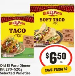 IGA Old El Paso Dinner Kit 2 offer