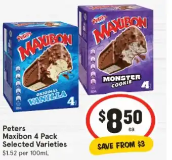 IGA Peters Maxibon offer