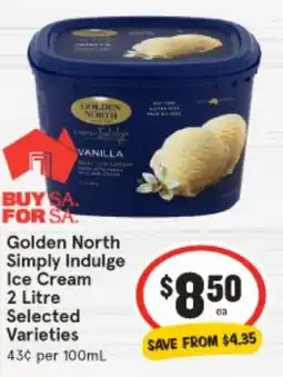 IGA Golden North Simply Indulge Ice Cream offer