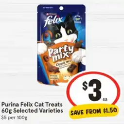 IGA Purina Felix Cat Treats offer