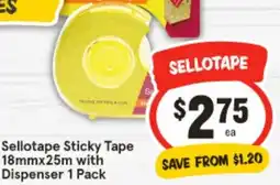 IGA Sellotape sticky tape offer