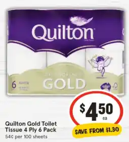 IGA Quilton Gold Toilet Tissue offer