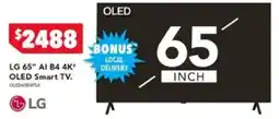 Harvey Norman LG 65" AI B4 4K* OLED Smart TV. offer