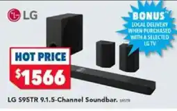 Harvey Norman LG S95TR 9.1.5-Channel Soundbar offer