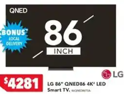 Harvey Norman LG 86" QNED86 4K' LED offer