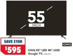 Harvey Norman CHIQ 55" LED 4K UHD offer