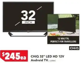 Harvey Norman CHIQ 32" LED HD 12V offer