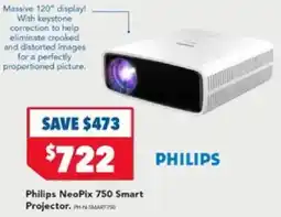 Harvey Norman Philips NeoPix 750 Smart Projector offer