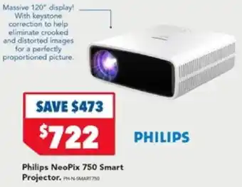 Harvey Norman Philips NeoPix 750 Smart Projector offer