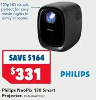 Harvey Norman Philips NeoPix 130 Smart Projector offer