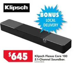 Harvey Norman Klipsch Flexus Core 100 2.1-Channel Soundbar. offer