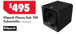 Harvey Norman Klipsch Flexus Sub 100 Subwoofer offer