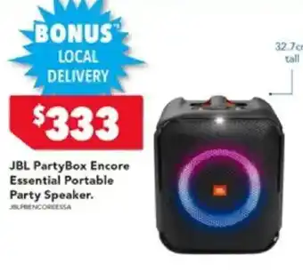 Harvey Norman JBL PartyBox Encore Essential Portable Party Speaker. offer