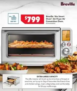 Harvey Norman Breville 'the Smart Oven Air Fryer XL' Convection Oven. offer