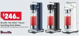 Harvey Norman Breville the InFizz Fusion Sparkling Drink Maker. offer