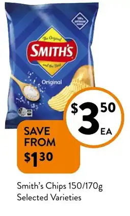 Foodworks Smith's Chips offer