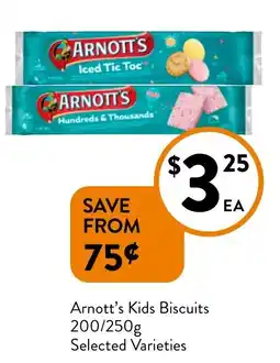 Foodworks Arnott's Kids Biscuits offer