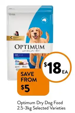 Foodworks Optimum Dry Dog Food offer