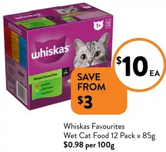 Foodworks Wet Cat Food 12 Pack offer