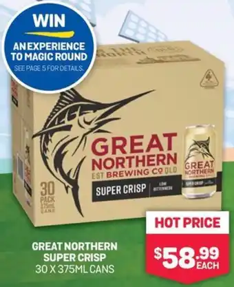 Bottlemart Great Northern Super Crisp offer