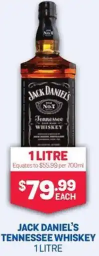 Bottlemart Jack Daniel's Tennessee Whiskey offer